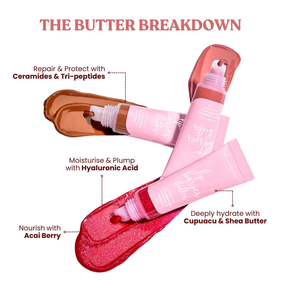 The Skin Diet™ Lip Barrier Butter Balm to Brighten & Hydrate Lips