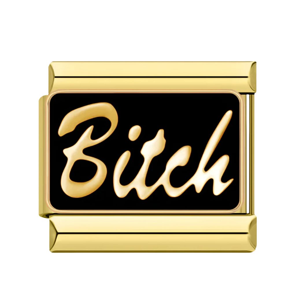 Bitch Silver Charm