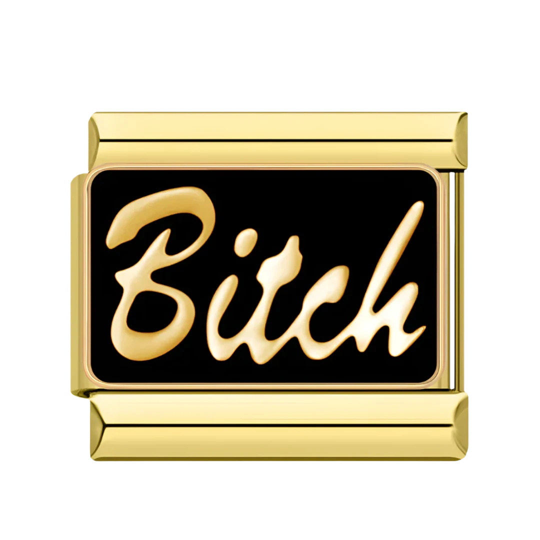 Bitch Silver Charm