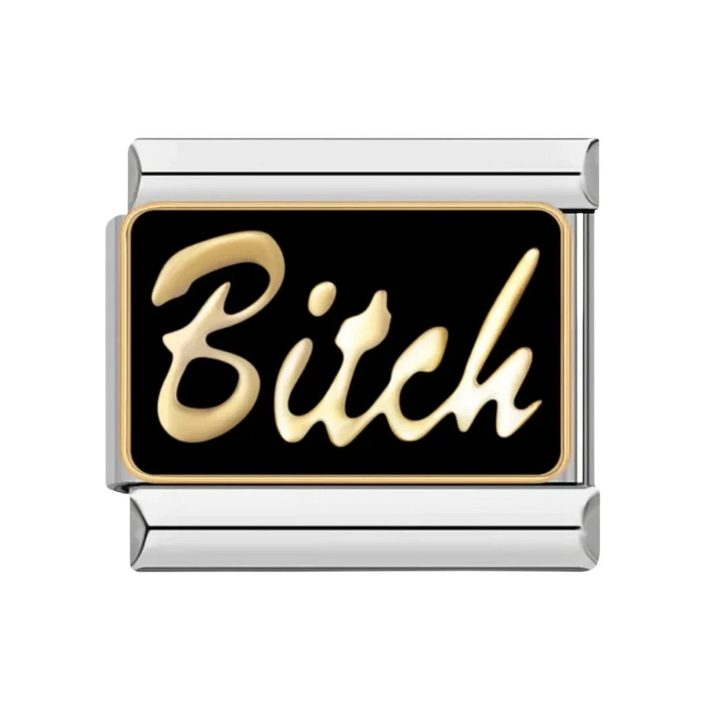Bitch Silver Charm