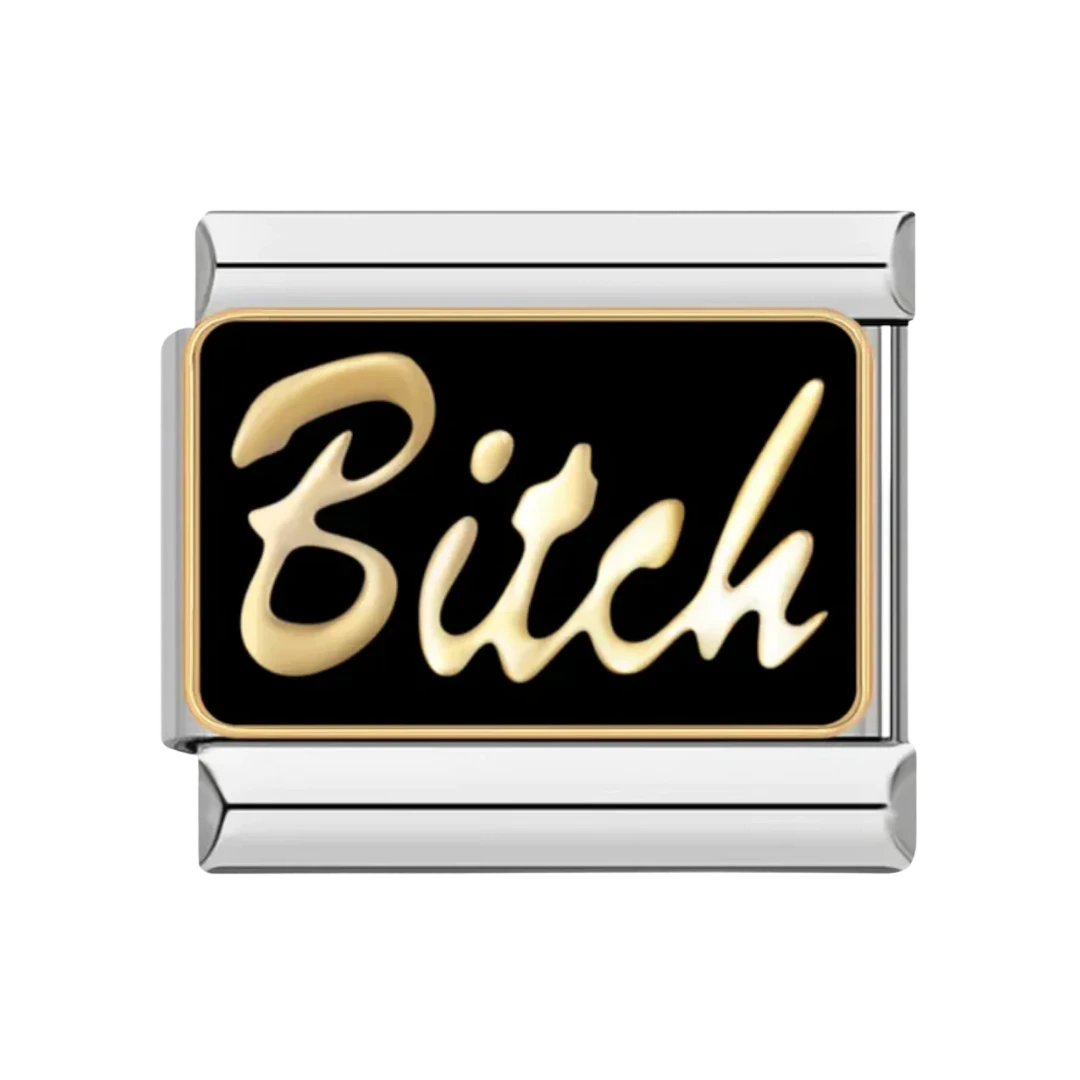 Bitch Silver Charm