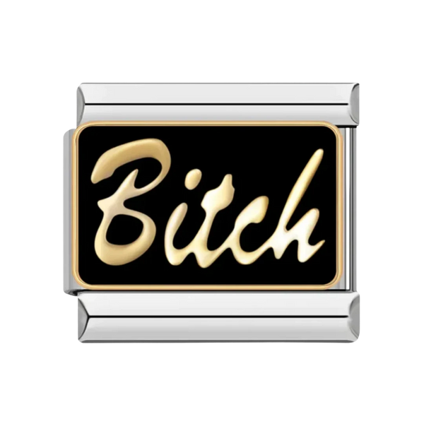 Bitch Silver Charm