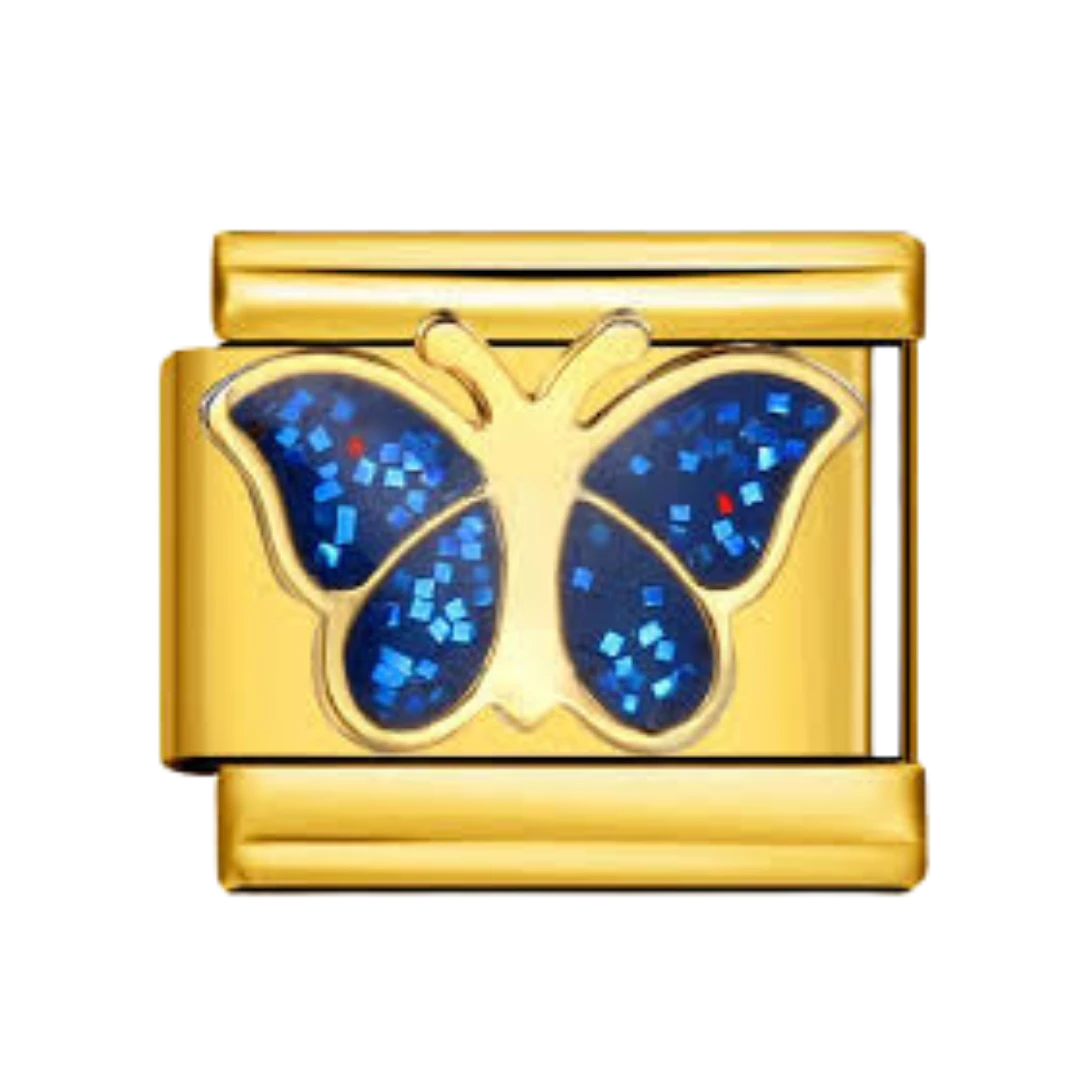 Blue Butterfly Charm