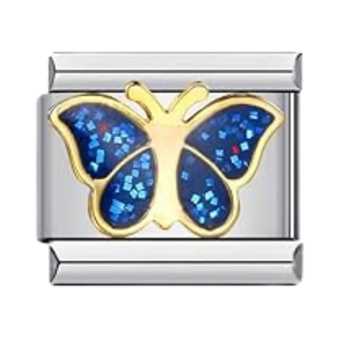 Blue Butterfly Charm