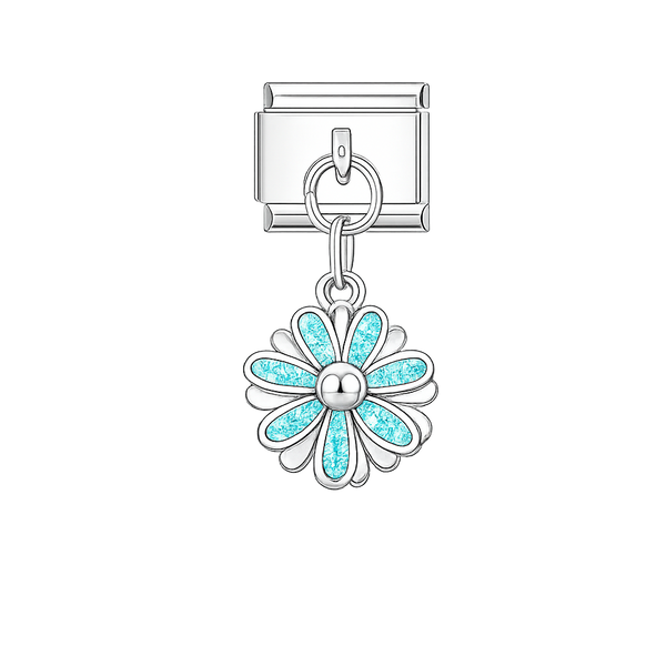 Blue Flower Charm