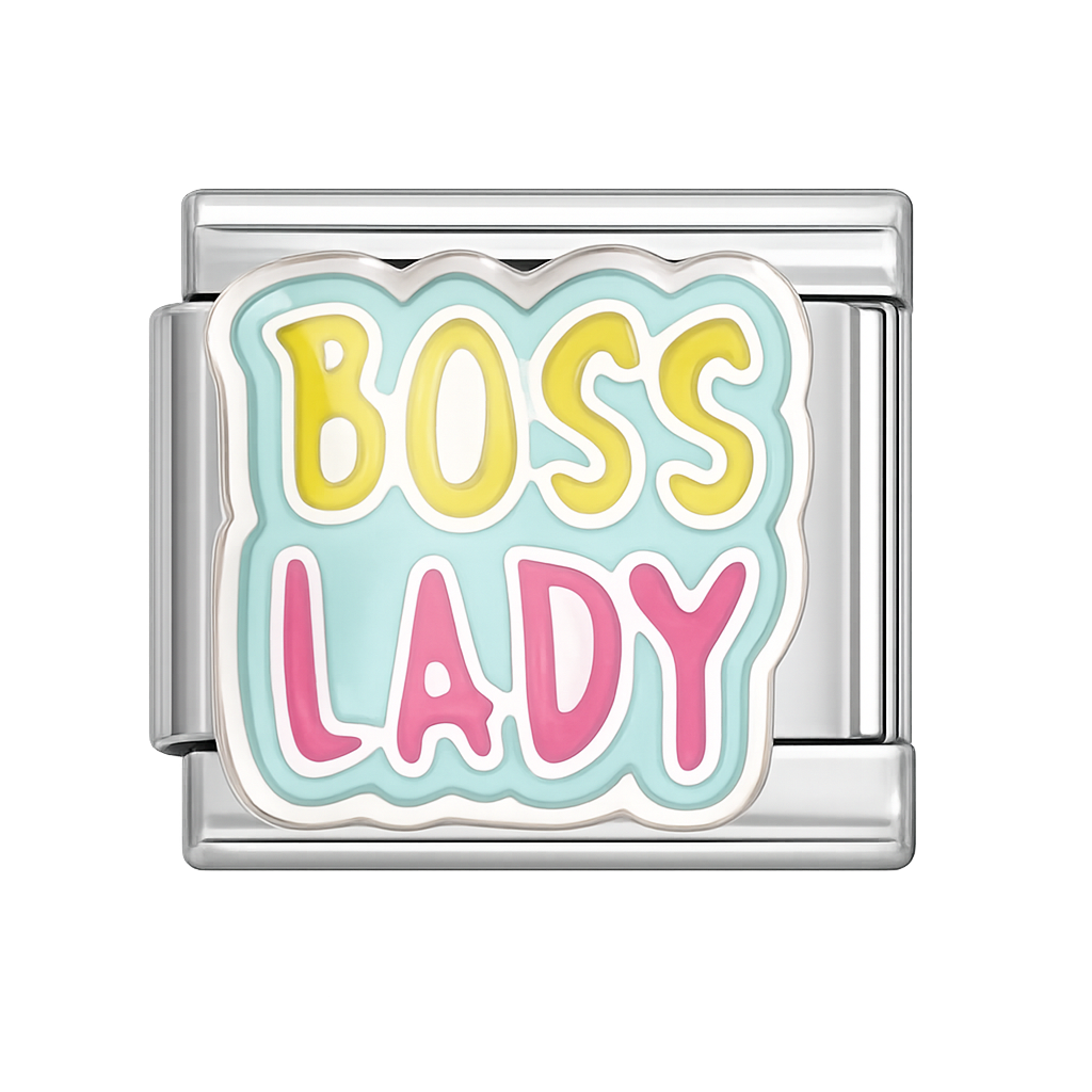Boss Lady Silver Charm