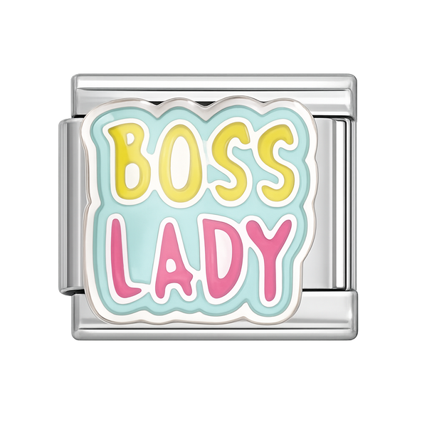 Boss Lady Silver Charm