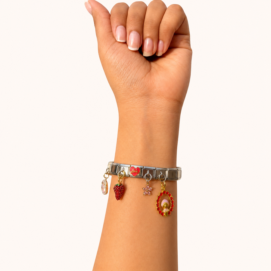 For the Angry Sister – Customisable Italian Charm Bracelet
