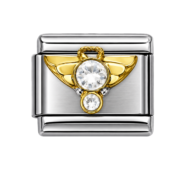 Crystal Bee Snap Charm