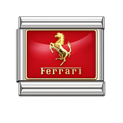 Cars Logo - Ferrari Silver