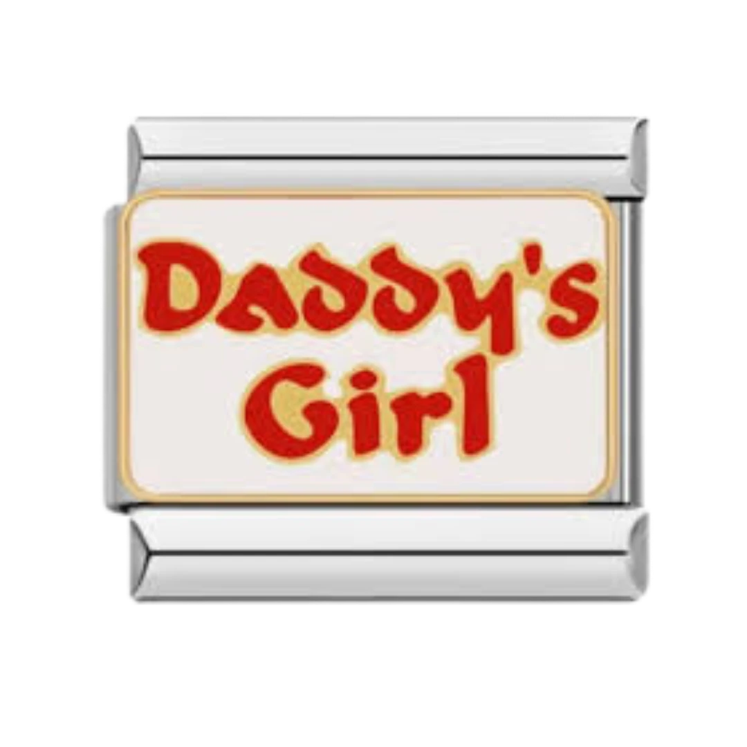Daddy's Girl Silver Charm