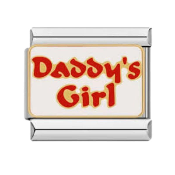 Daddy's Girl Silver Charm
