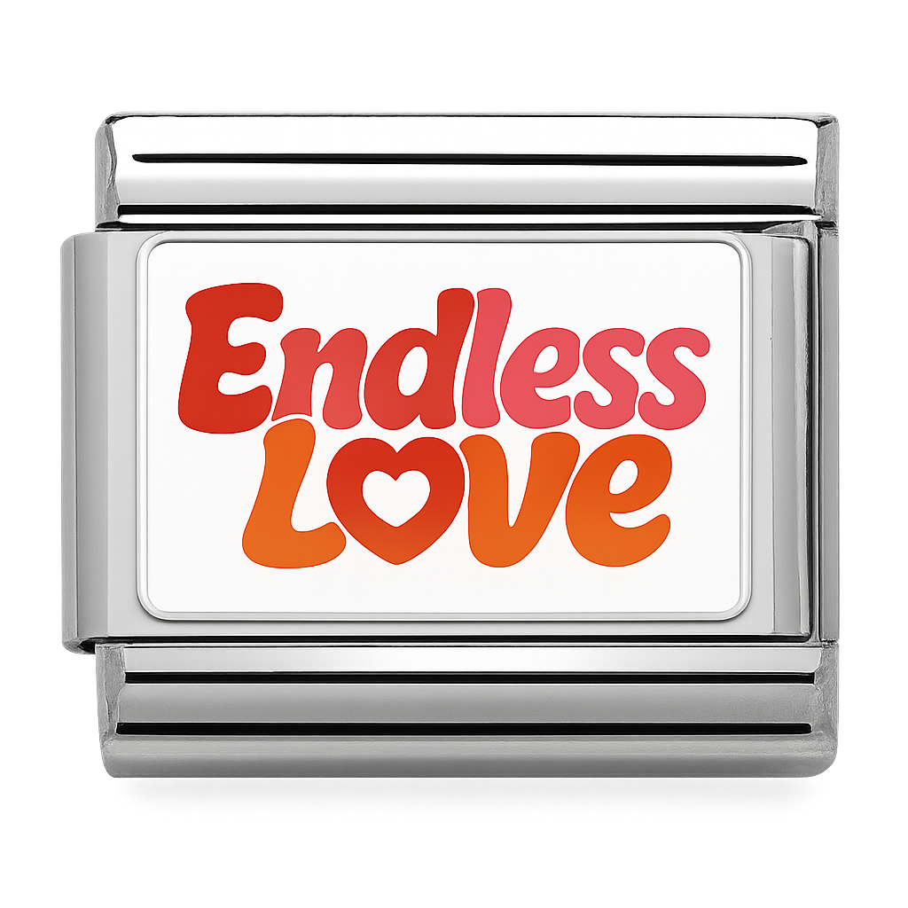 Endless Love Silver Charm