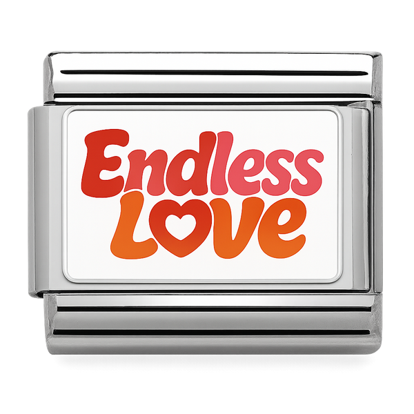 Endless Love Silver Charm