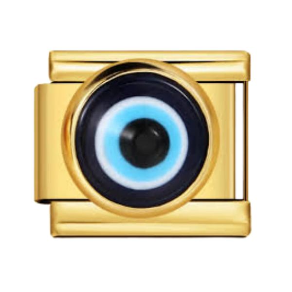 Evil Eye Gold Charm