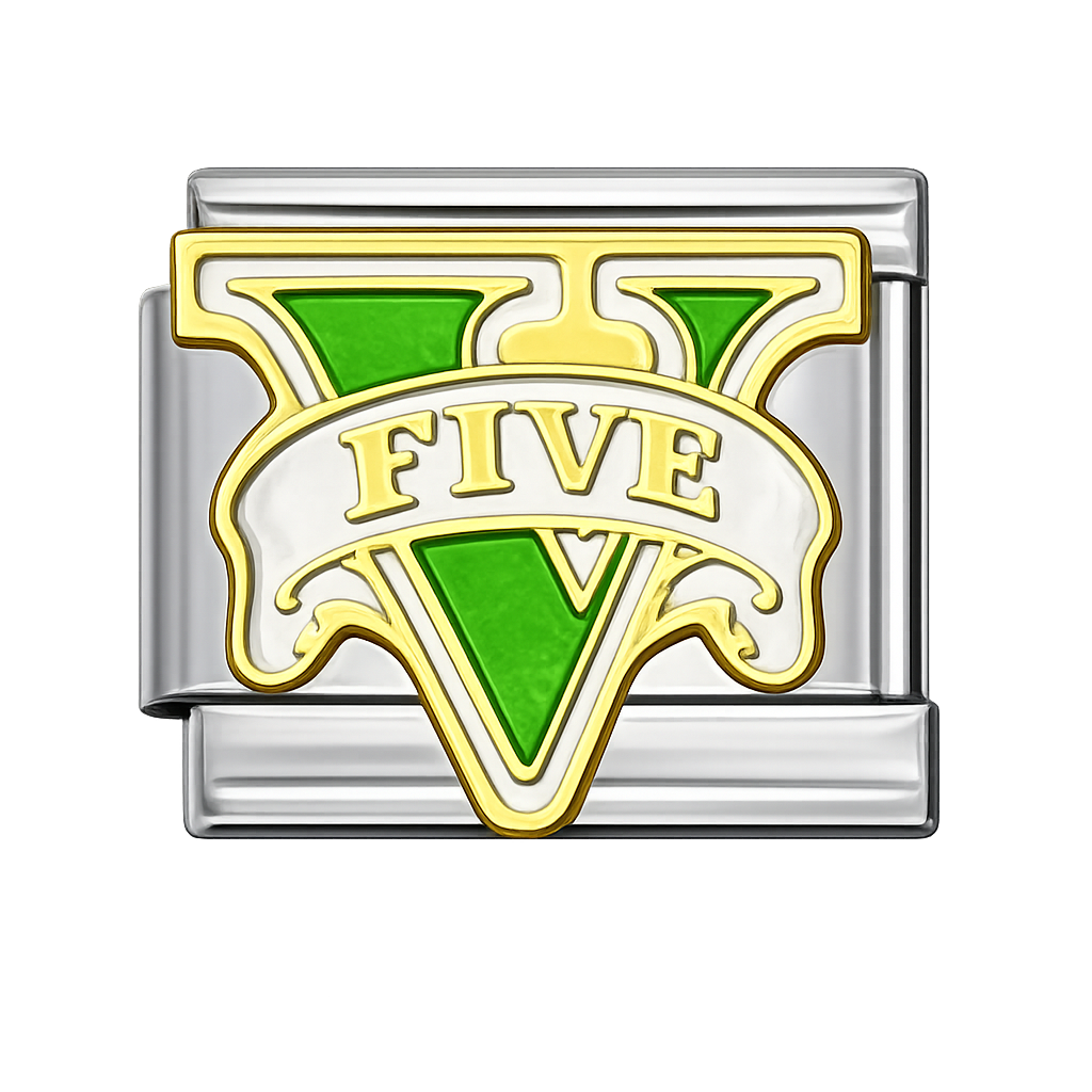 GTA V Five Silver Charm