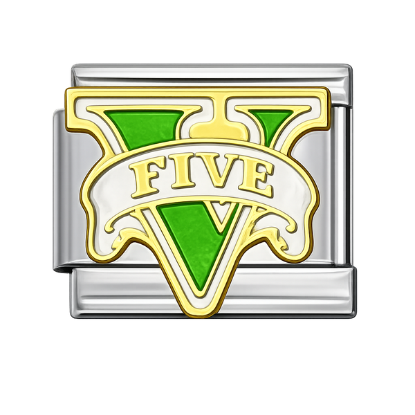 GTA V Five Silver Charm