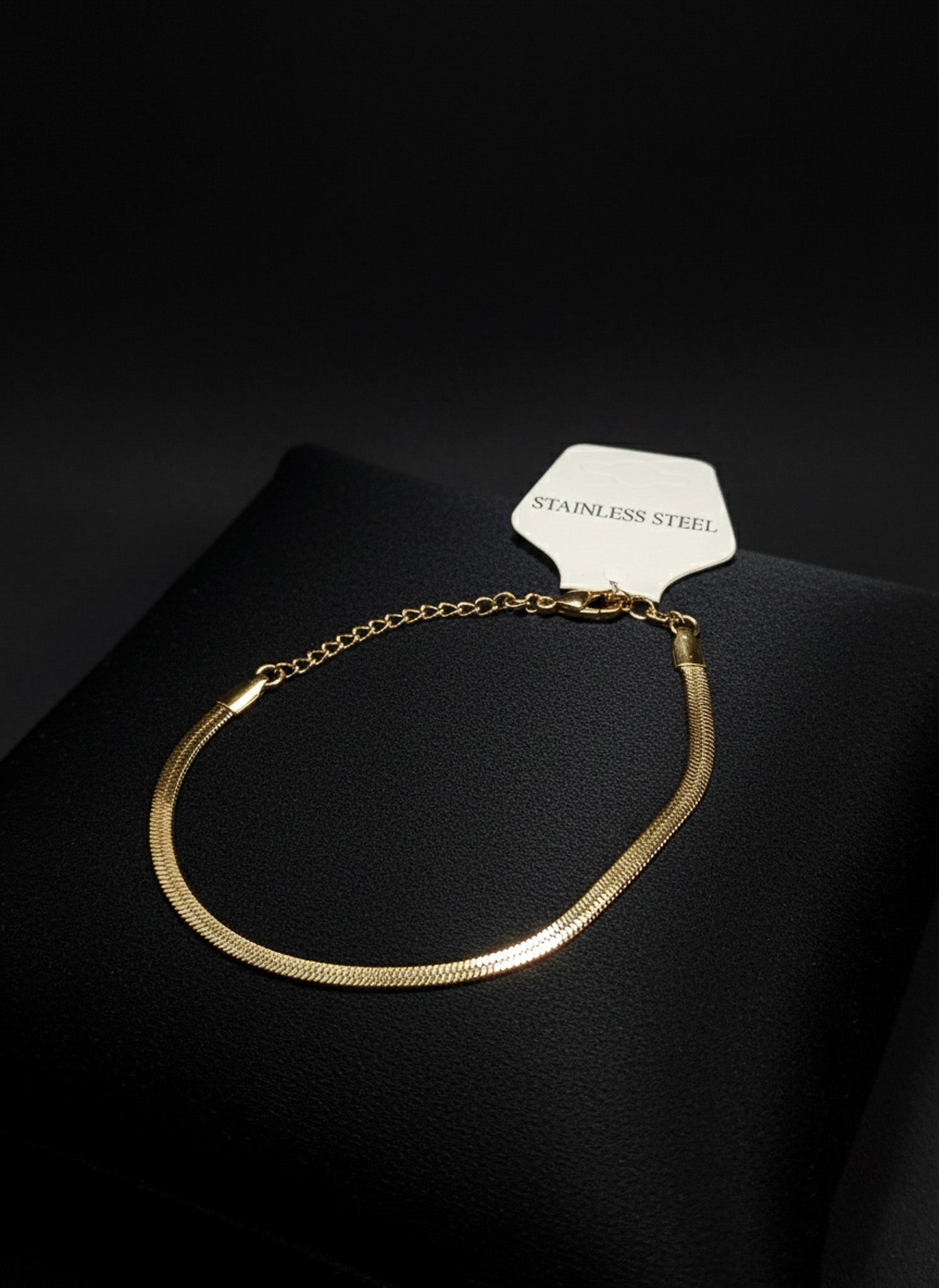 Golden Serpent anklet