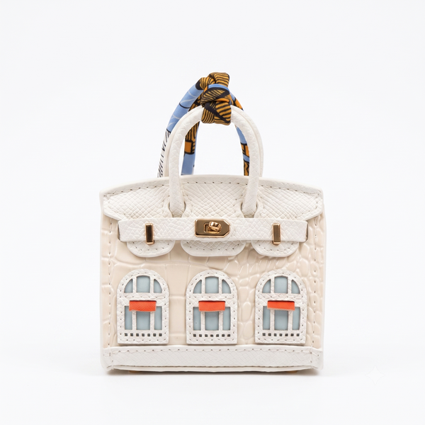Ivory Facade Bag Charm
