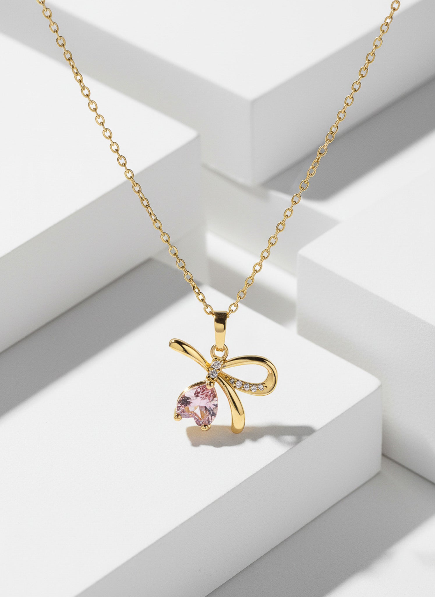 Twilight Ribbon Chain Necklace