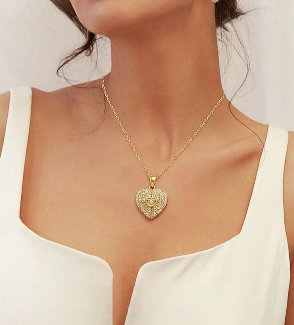 Infinity Heart chain Necklace