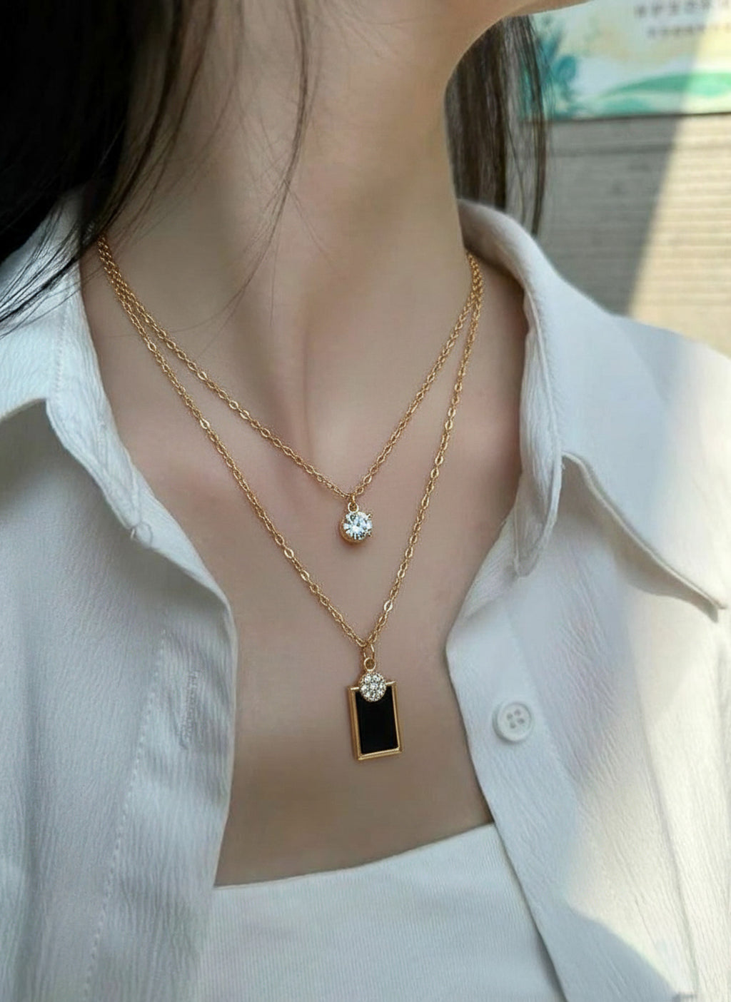 Noir Luxe chain Necklace