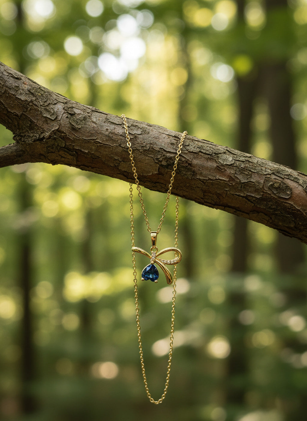 Twilight Ribbon Chain Necklace