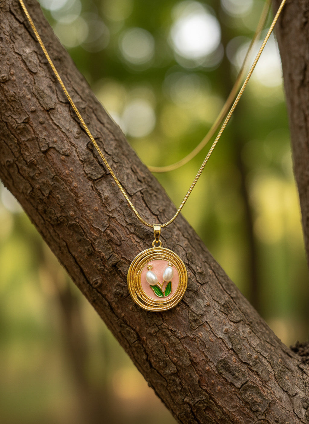 Lily Charm Chain Necklace