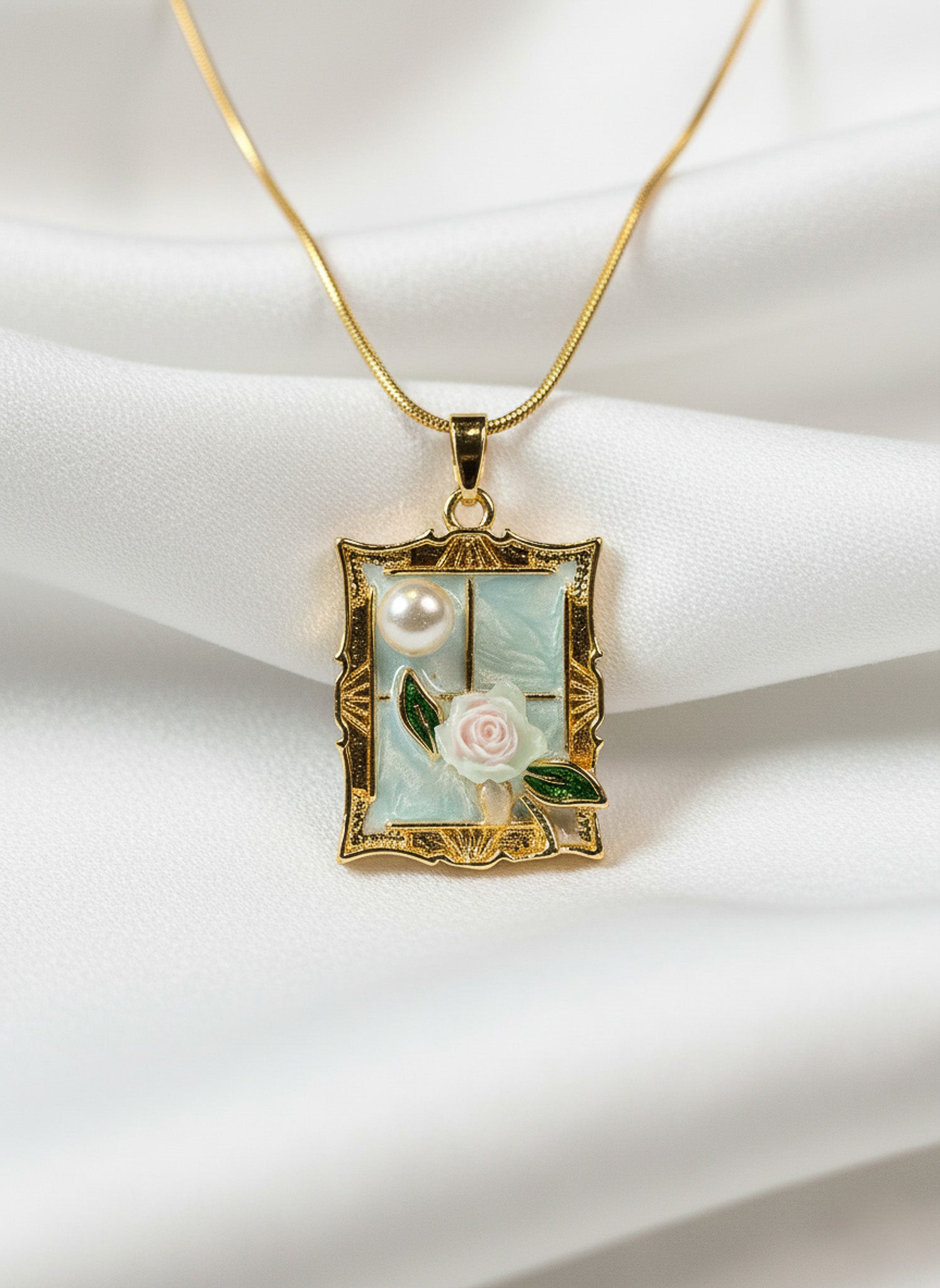 Vintage Bloom chain Necklace