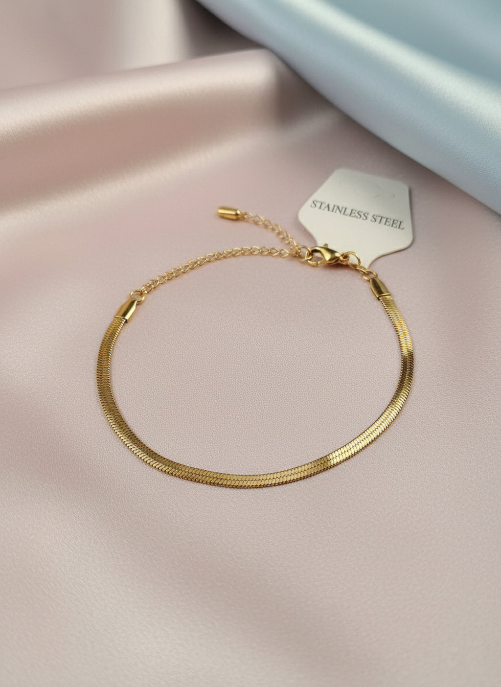 Golden Serpent anklet