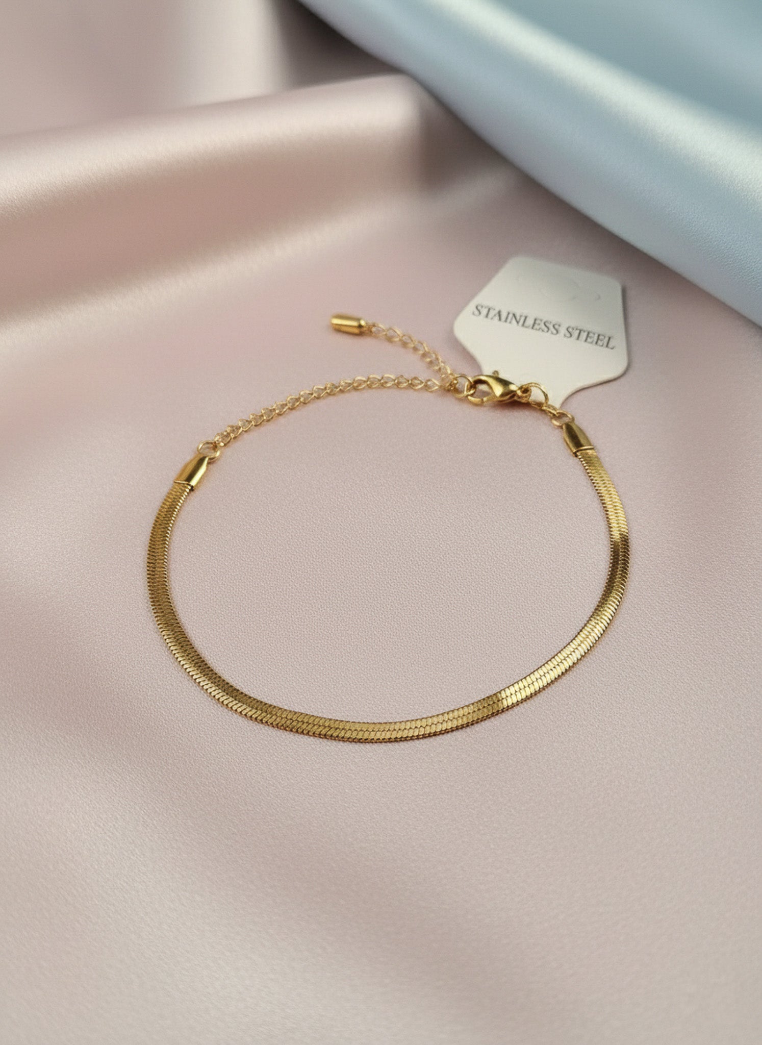 Golden Serpent anklet