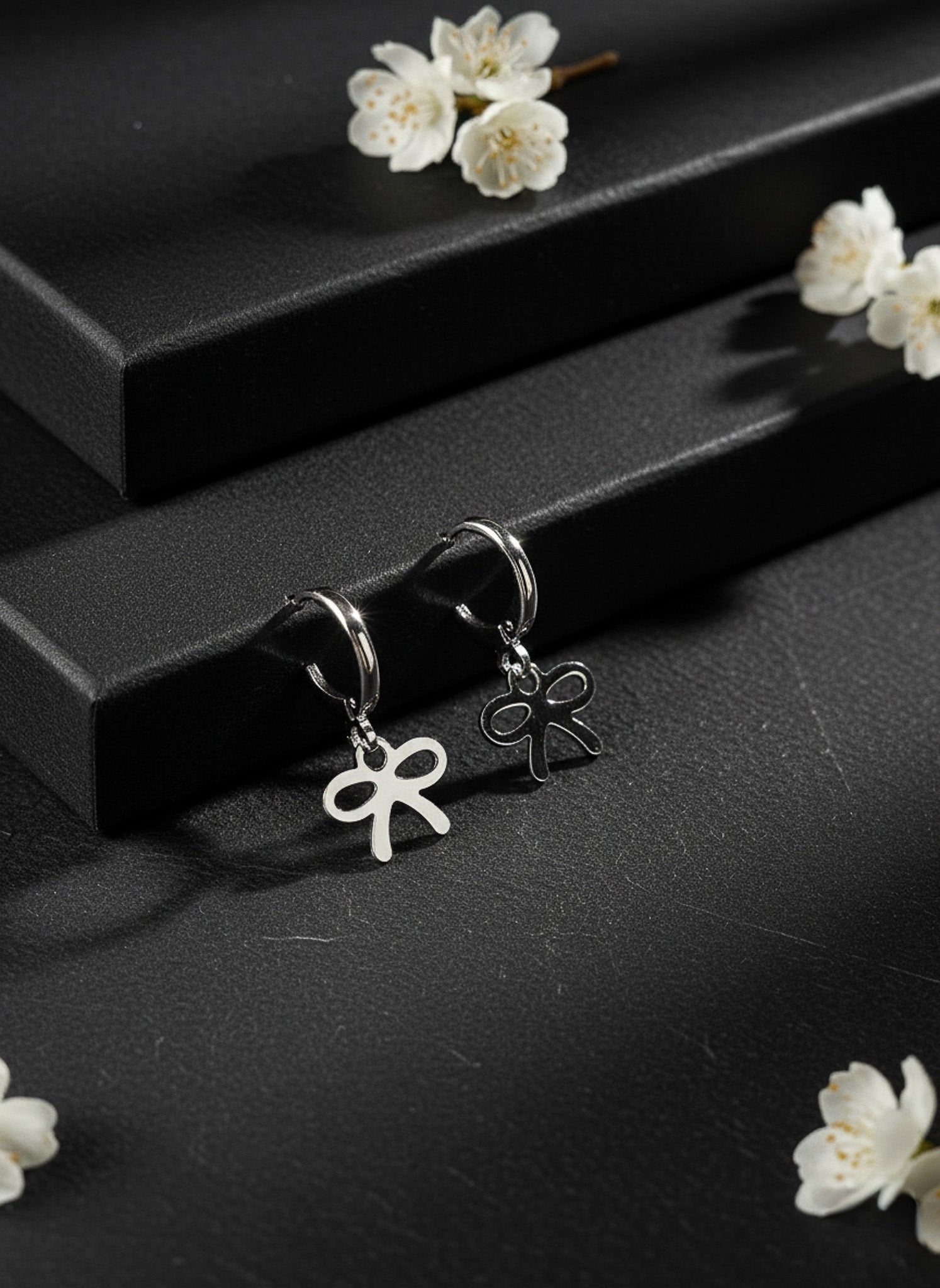 Dainty Ribbon Drop Earrings