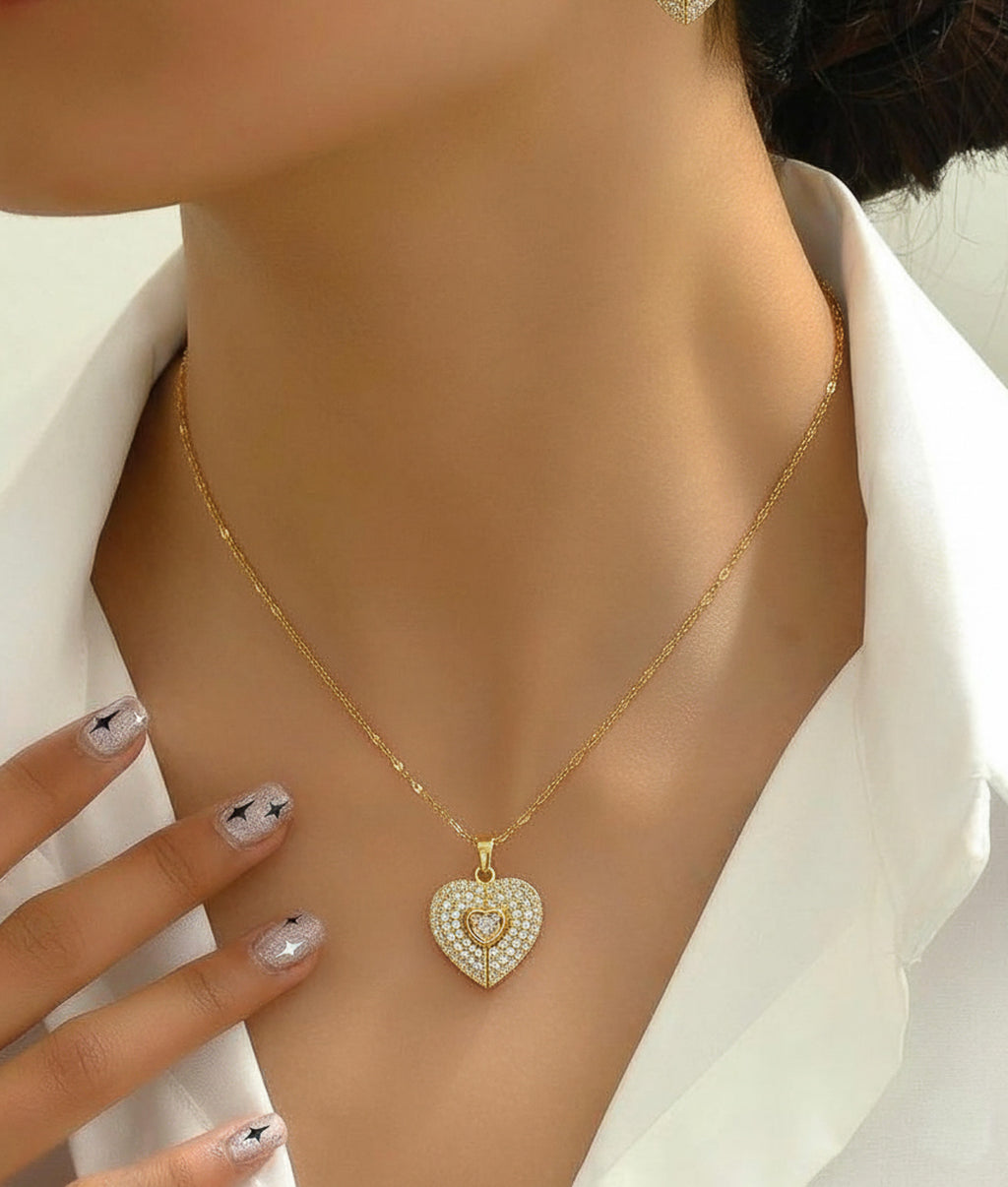 Infinity Heart chain Necklace