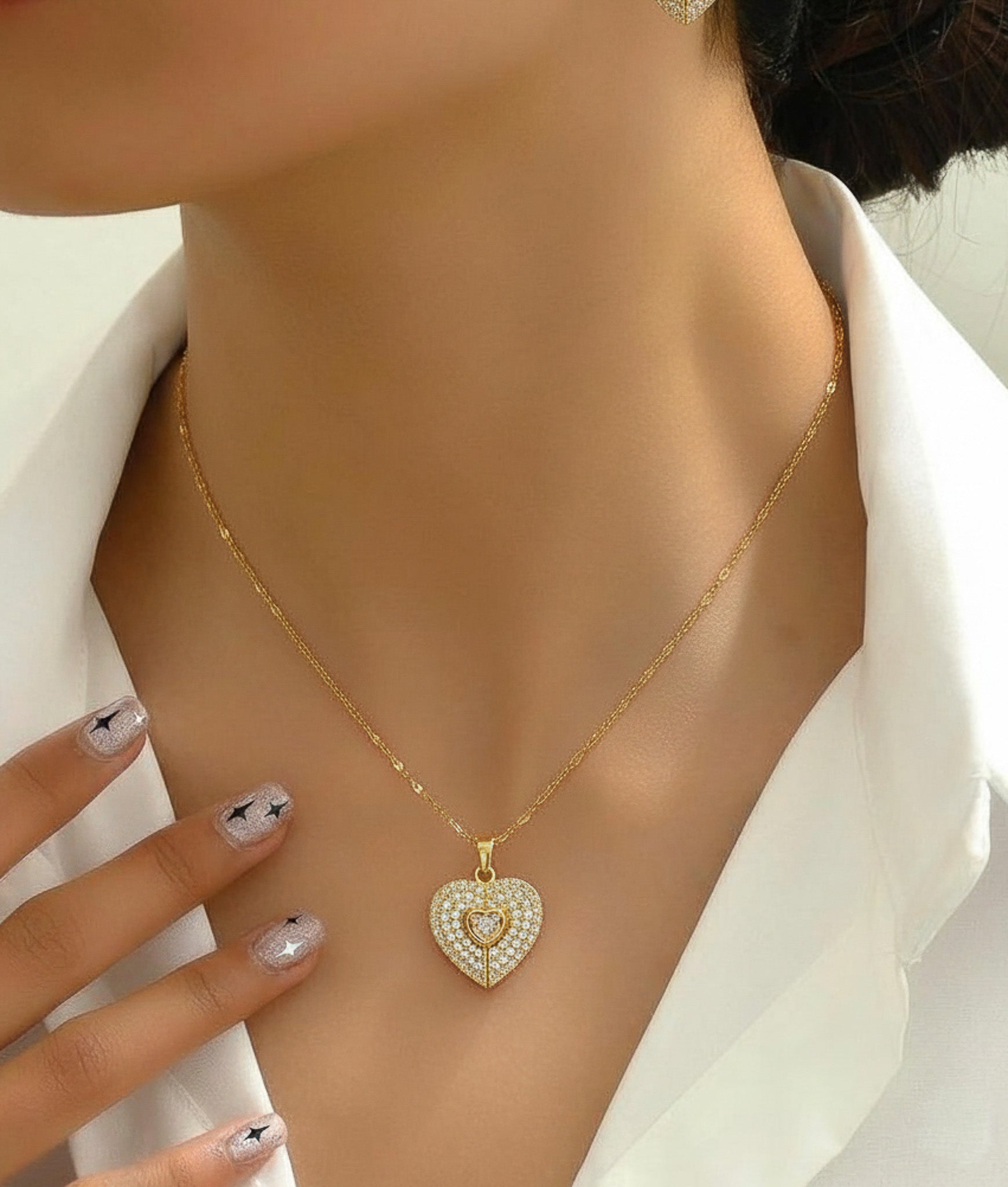 Infinity Heart chain Necklace