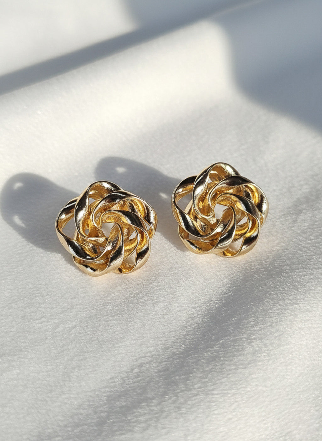 Golden Knot Earrings
