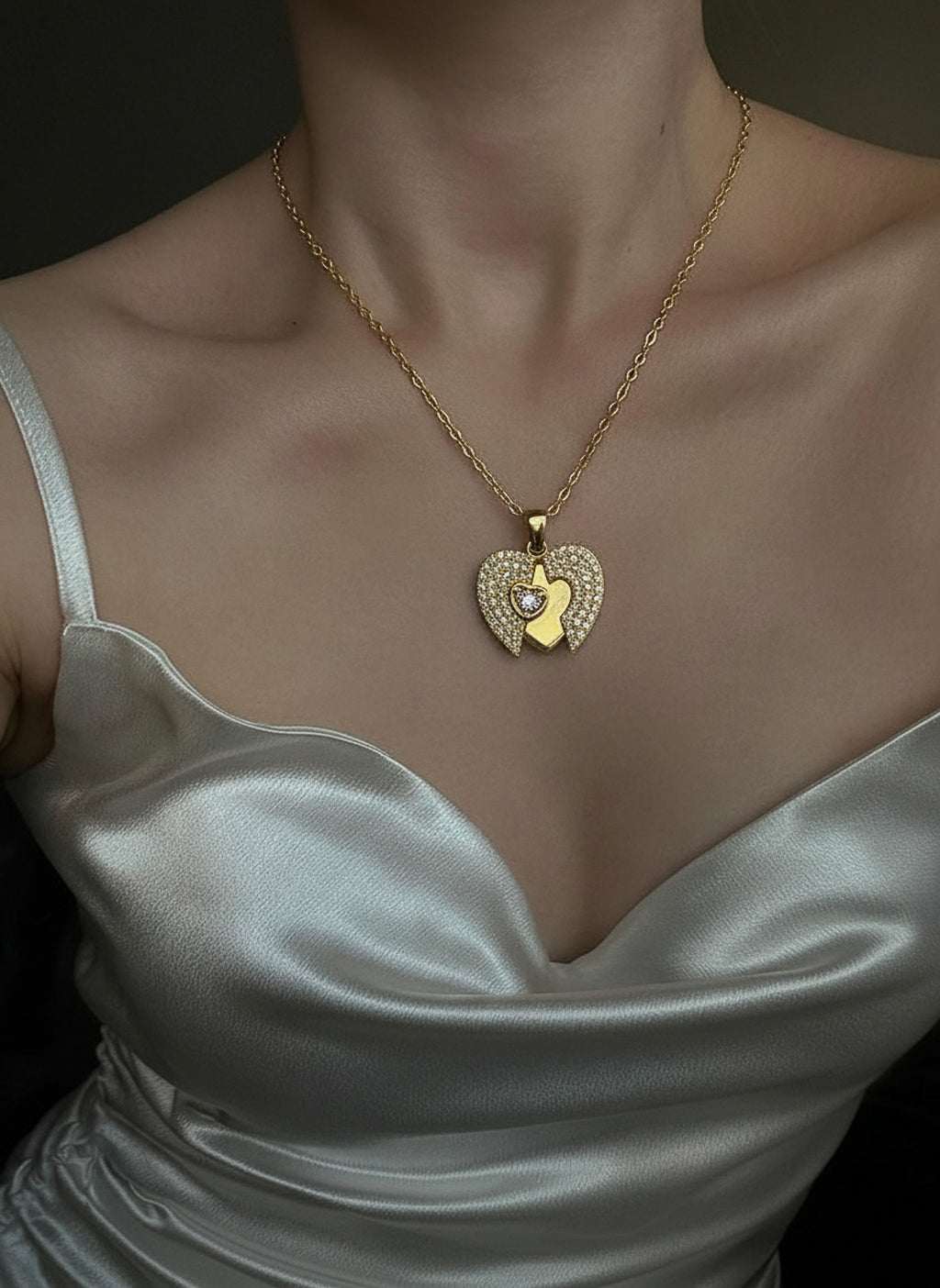 Infinity Heart chain Necklace