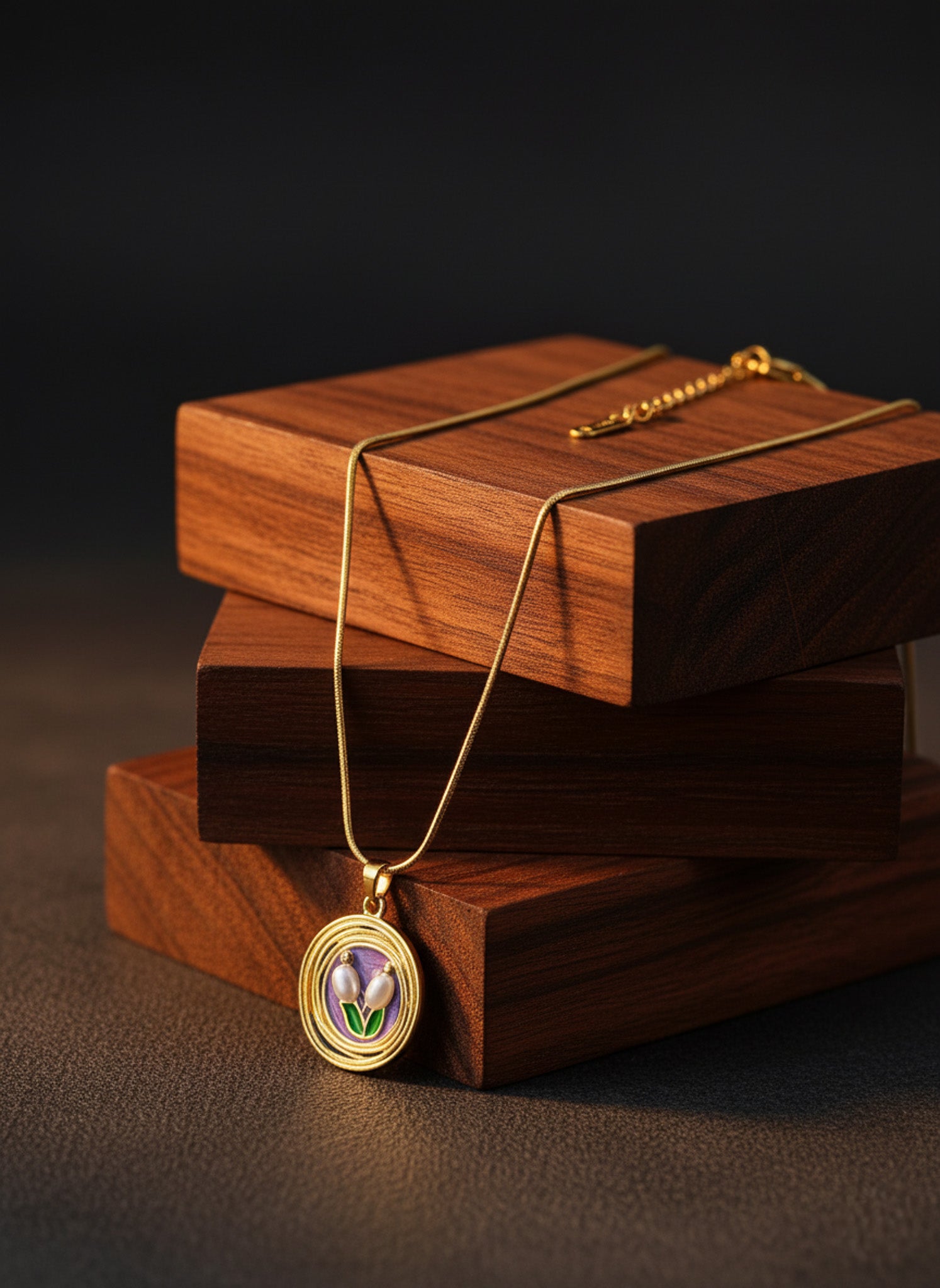 Lily Charm Chain Necklace