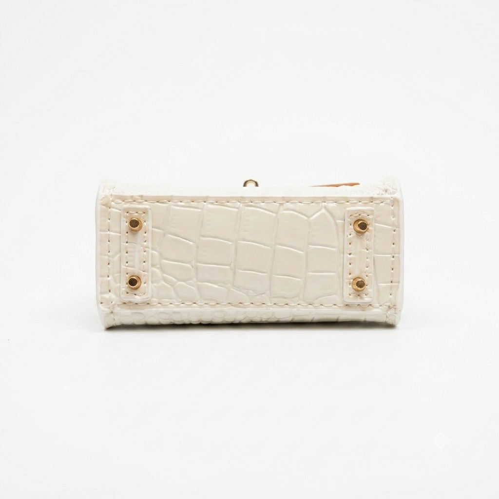 Ivory Facade Bag Charm