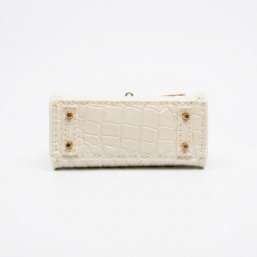 Ivory Facade Bag Charm