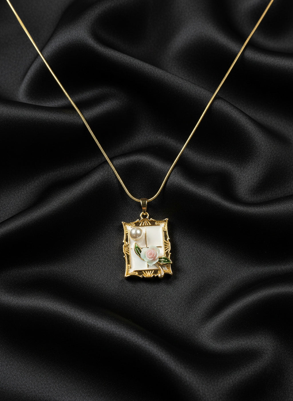 Vintage Bloom chain Necklace