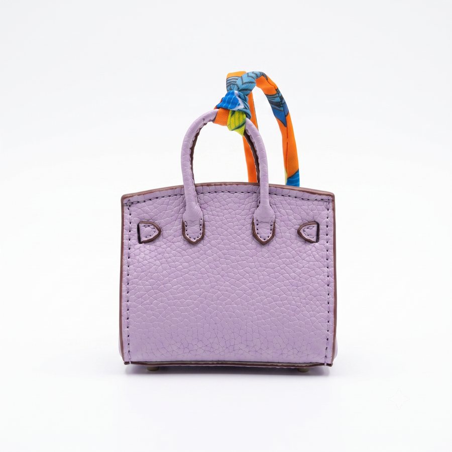 Lavender Facade Bag Charm