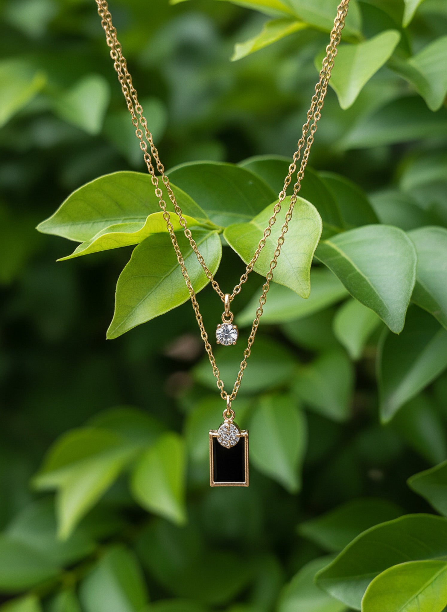 Noir Luxe chain Necklace