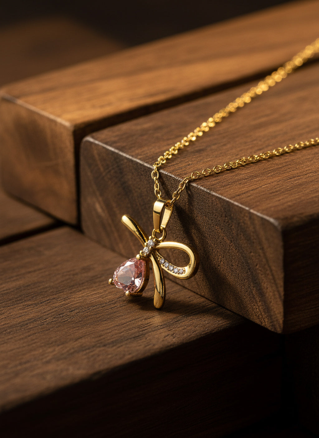 Twilight Ribbon Chain Necklace