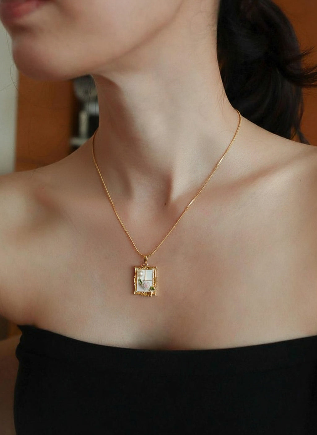 Vintage Bloom chain Necklace