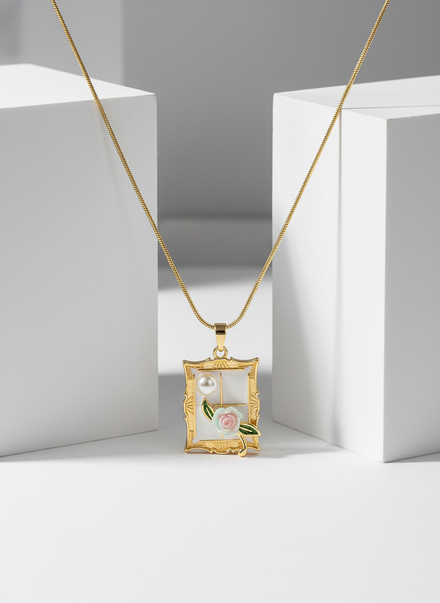 Vintage Bloom chain Necklace