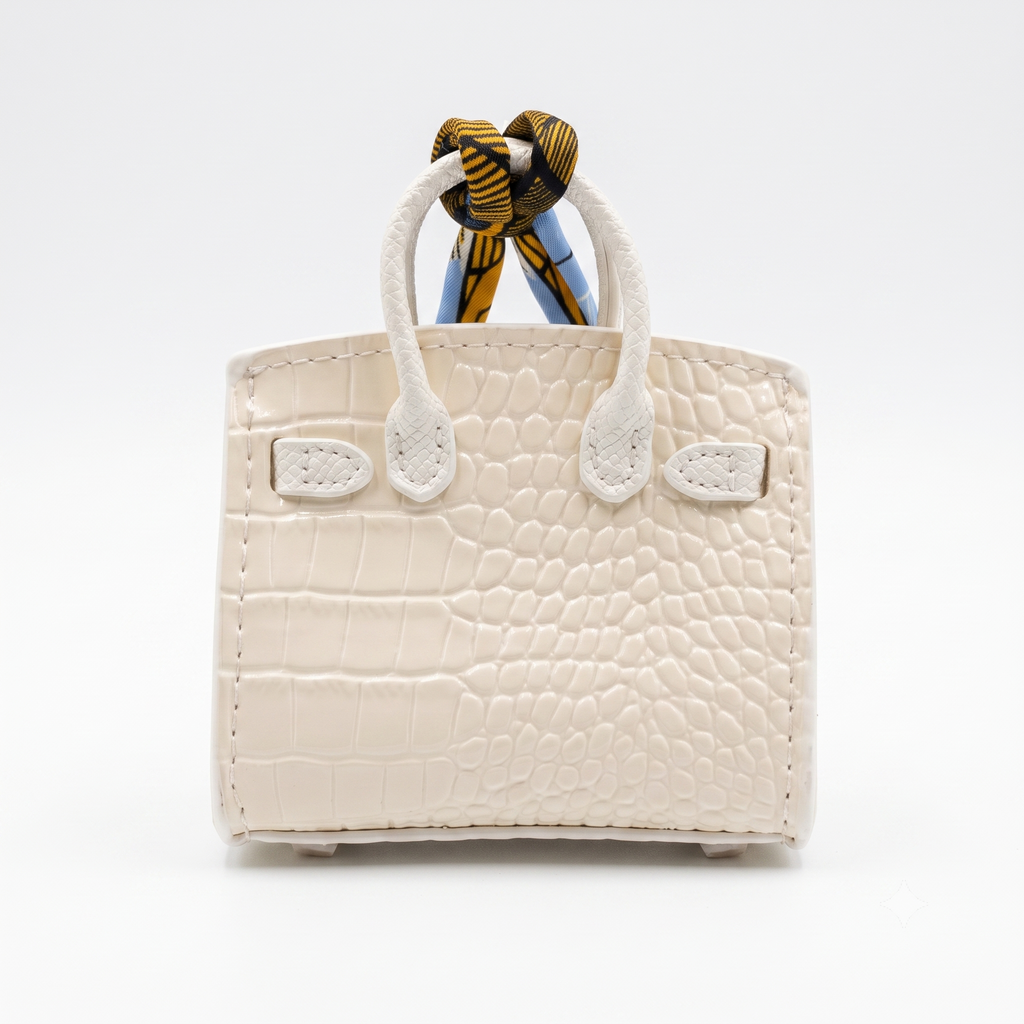 Ivory Facade Bag Charm