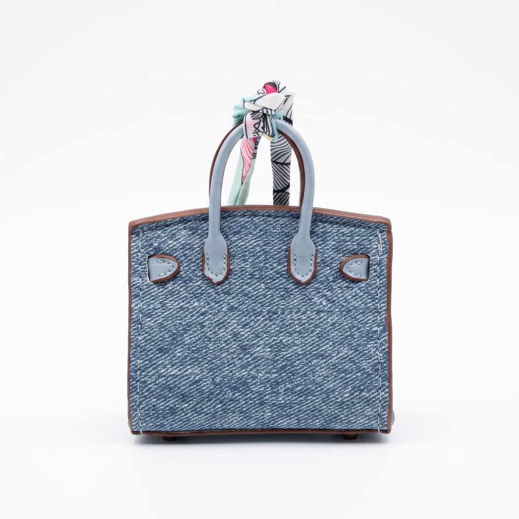 Slate Facade Bag Charm