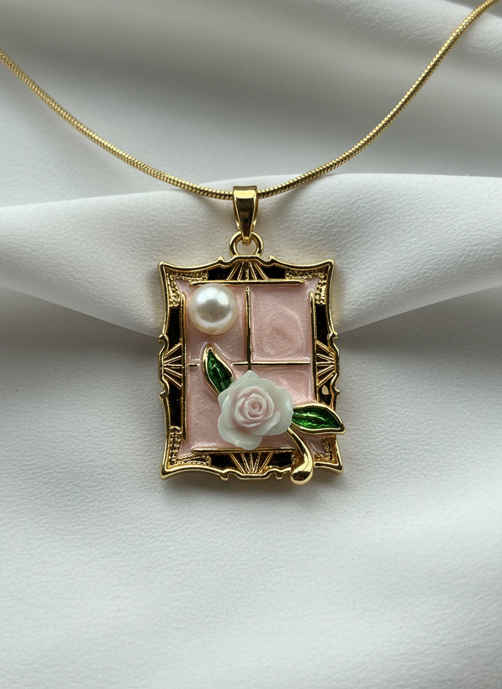 Vintage Bloom chain Necklace