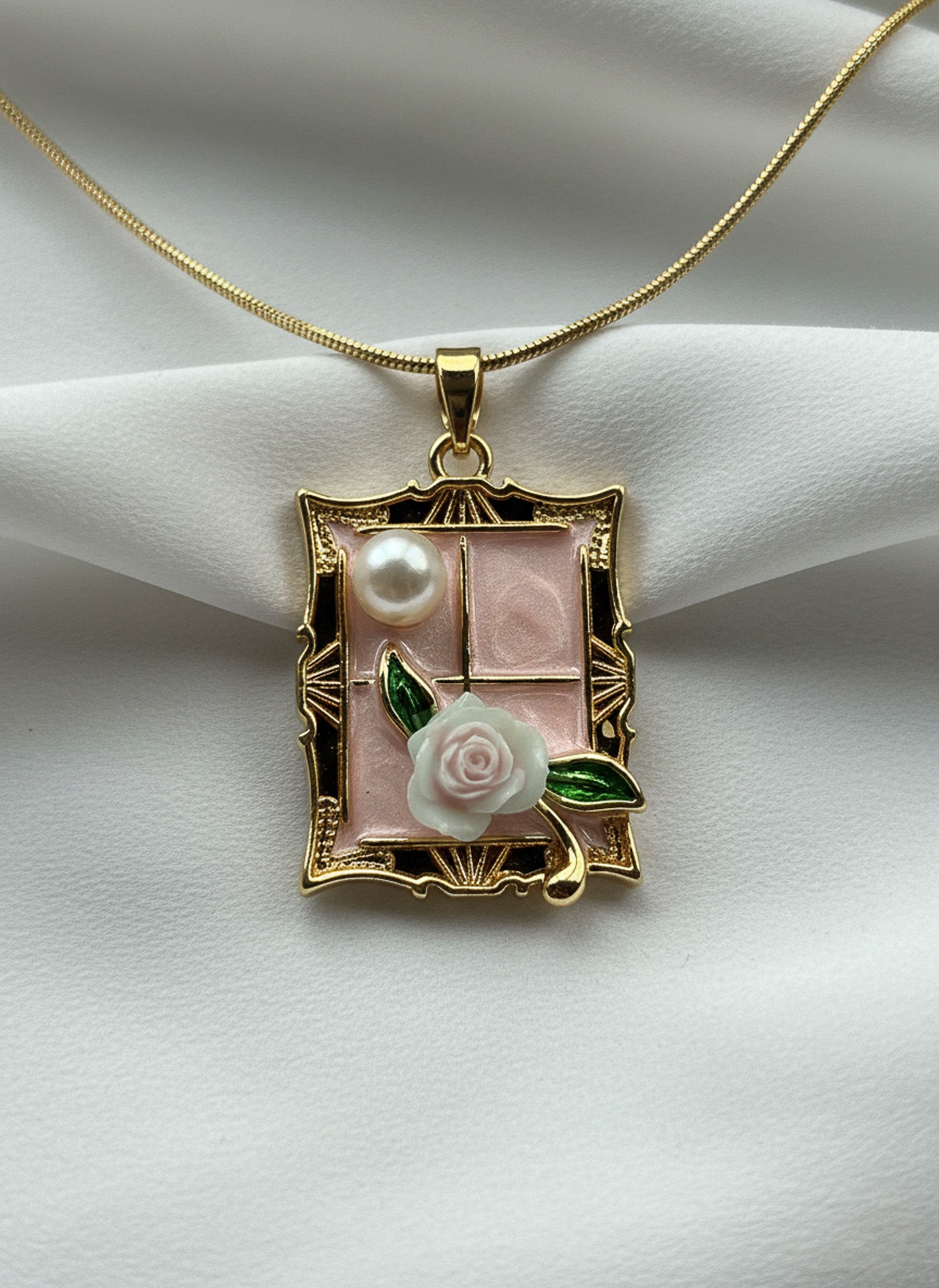 Vintage Bloom chain Necklace