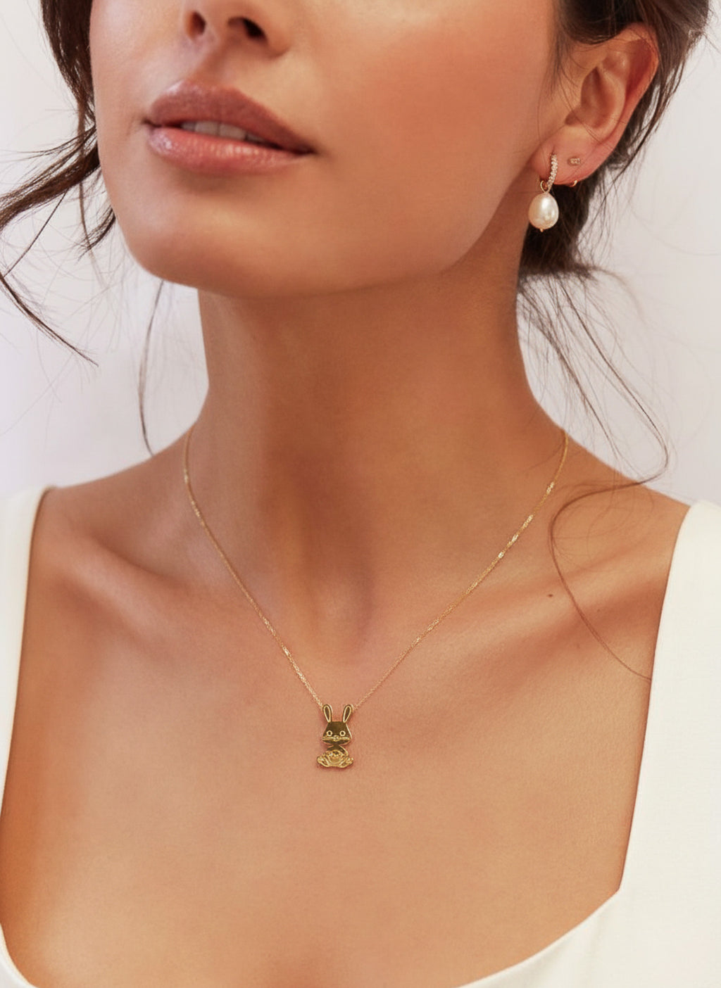 Lucky Bunny Chain Necklace